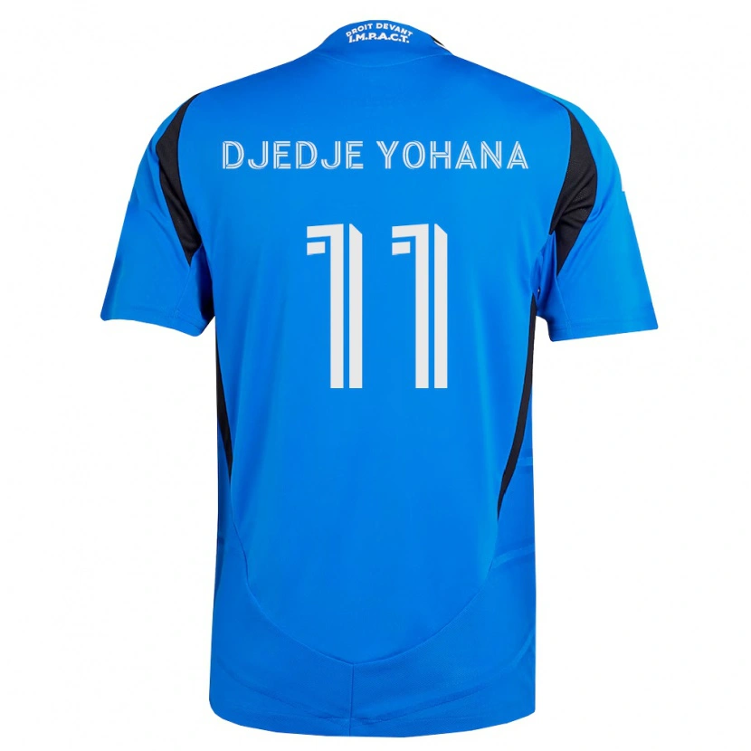 Danxen Homem Camisola Kabie Djedje Yohana #11 Azul Branco Preto Principal 2026/27 Camisa