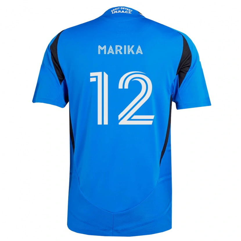 Danxen Homem Camisola Martineau Marika #12 Azul Branco Preto Principal 2026/27 Camisa