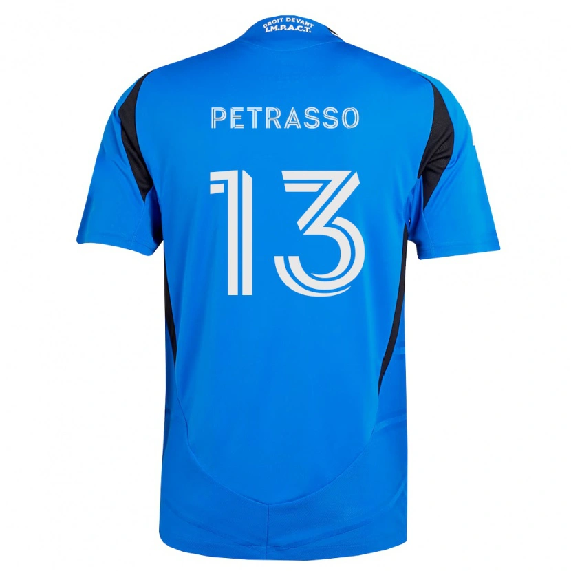 Danxen Homem Camisola Luca Petrasso #13 Azul Branco Preto Principal 2026/27 Camisa