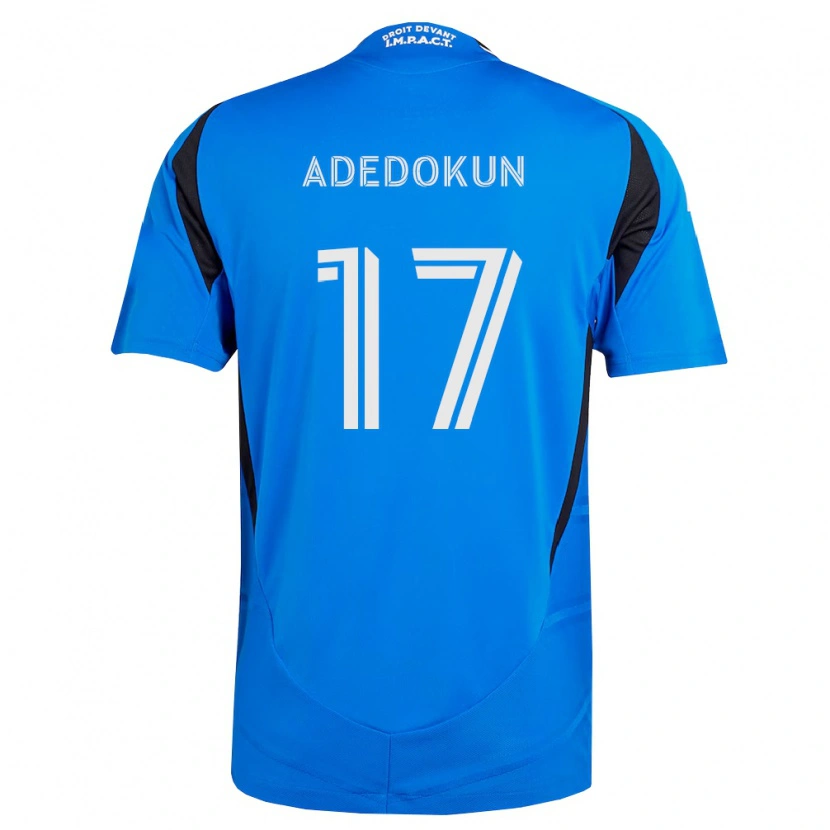 Danxen Homem Camisola Michael Adedokun #17 Azul Branco Preto Principal 2026/27 Camisa