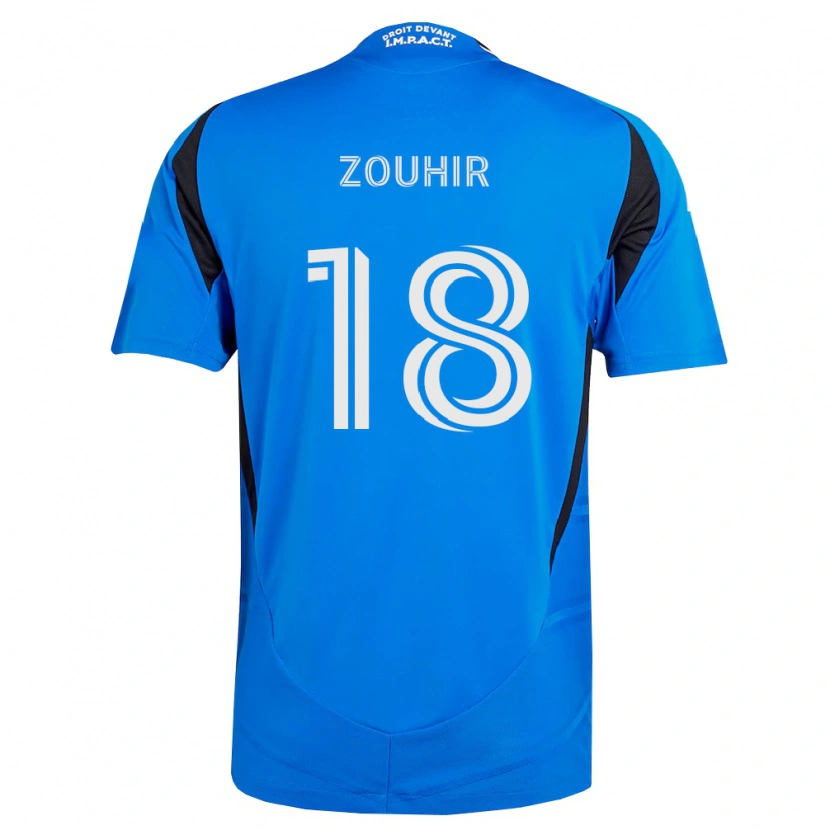 Danxen Homem Camisola Rida Zouhir #18 Azul Branco Preto Principal 2026/27 Camisa