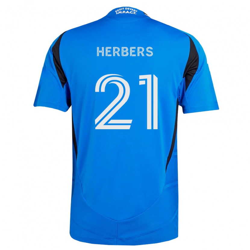 Danxen Homem Camisola Fabian Herbers #21 Azul Branco Preto Principal 2026/27 Camisa
