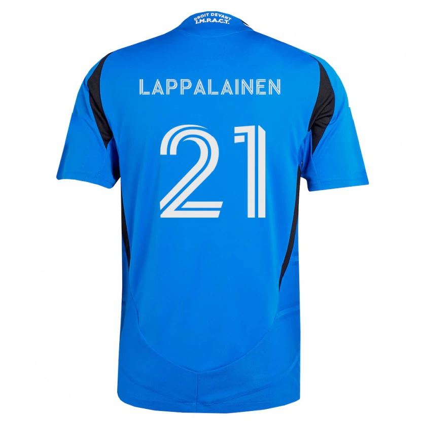 Danxen Homem Camisola Lassi Lappalainen #21 Azul Branco Preto Principal 2026/27 Camisa