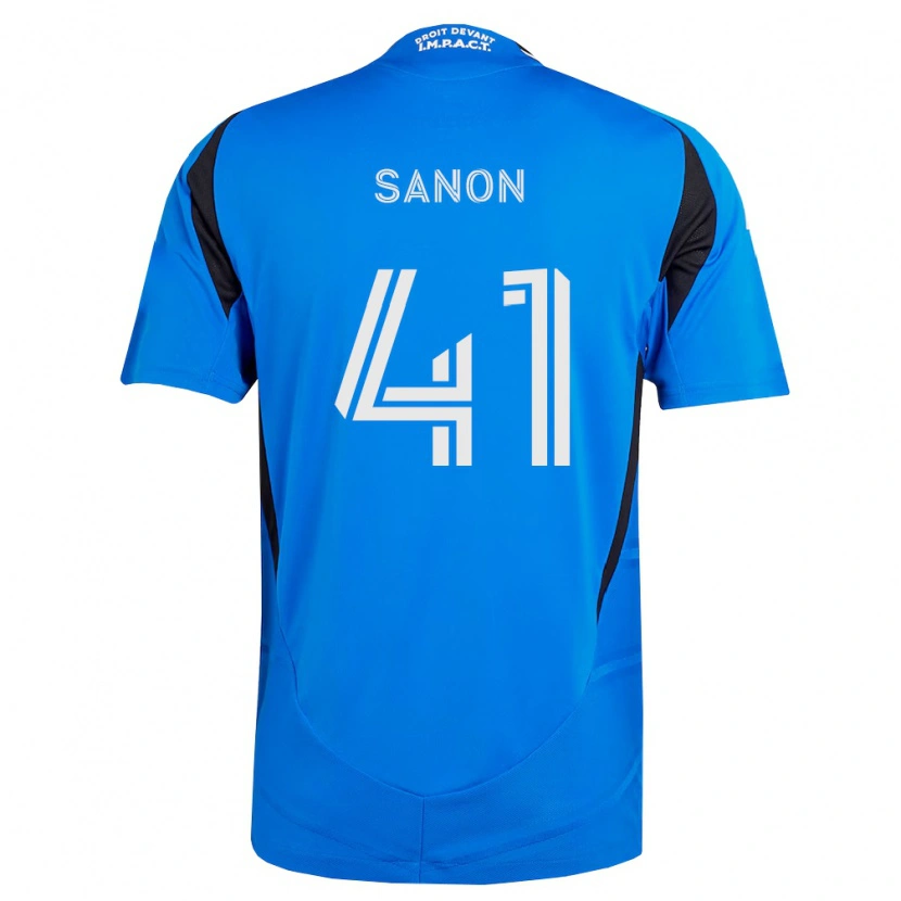 Danxen Homem Camisola Jérémy Sanon #41 Azul Branco Preto Principal 2026/27 Camisa
