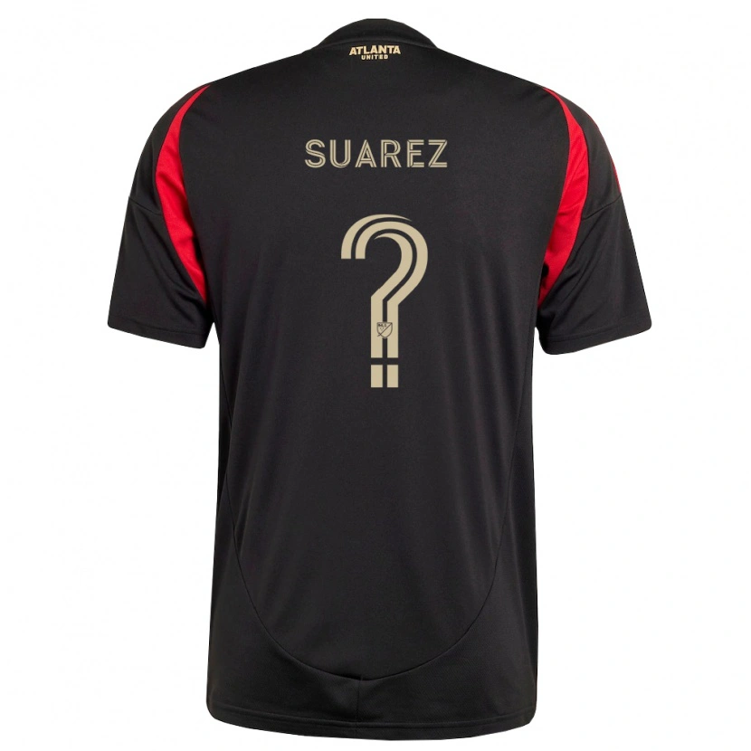 Danxen Homem Camisola Santiago Suarez #0 Preto Vermelho Principal 2026/27 Camisa