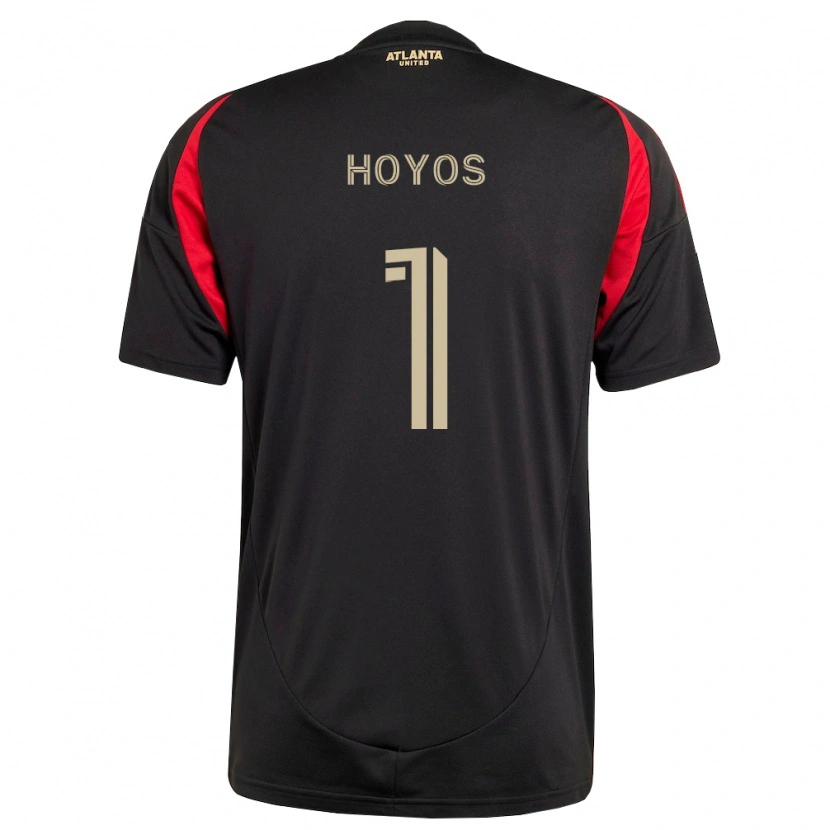 Danxen Homem Camisola Lucas Hoyos #1 Preto Vermelho Principal 2026/27 Camisa