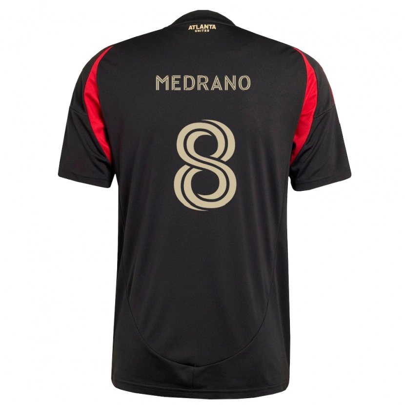 Danxen Homem Camisola Keven Medrano #8 Preto Vermelho Principal 2026/27 Camisa
