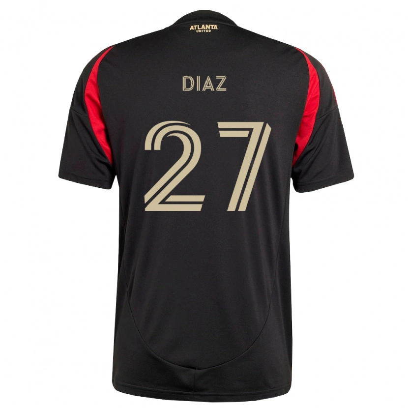 Danxen Homem Camisola Paulo Díaz #27 Preto Vermelho Principal 2026/27 Camisa