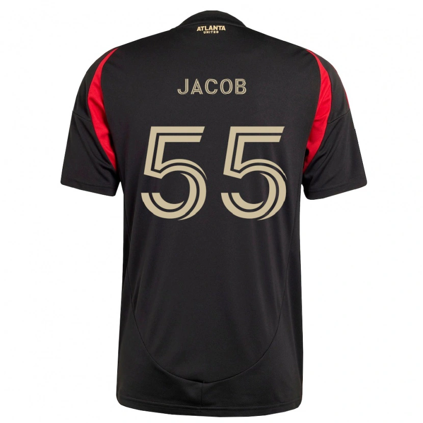 Danxen Homem Camisola Tomás Jacob #55 Preto Vermelho Principal 2026/27 Camisa