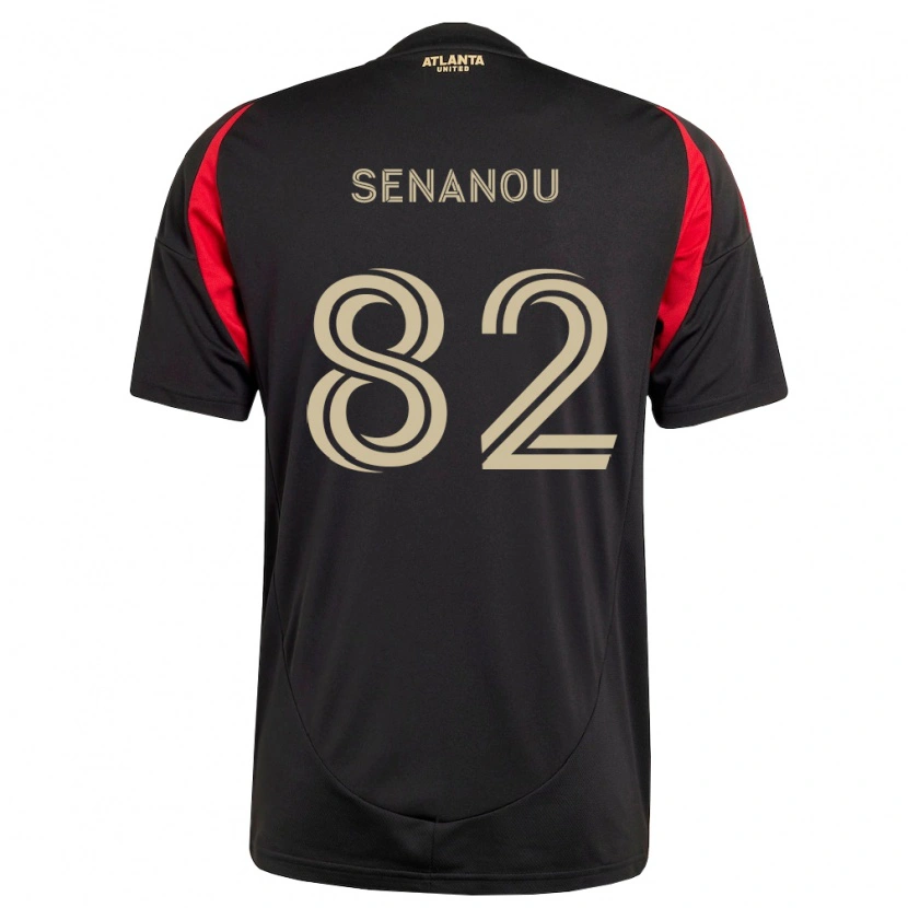 Danxen Homem Camisola Matthew Senanou #82 Preto Vermelho Principal 2026/27 Camisa