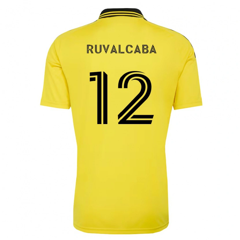Danxen Homem Camisola Cesar Ruvalcaba #12 Amarelo Preto Principal 2026/27 Camisa