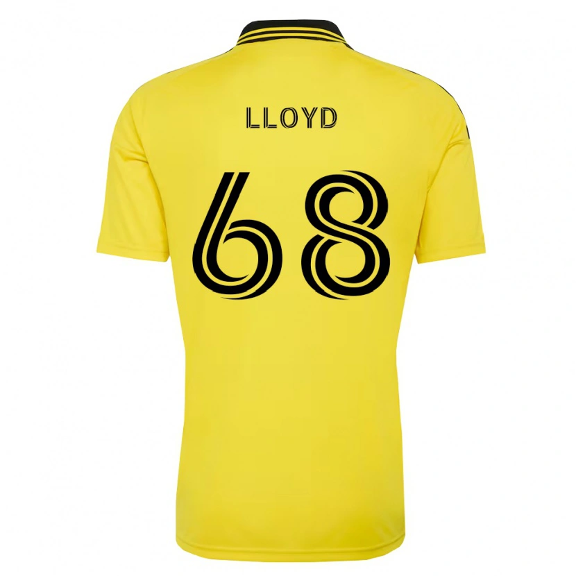Danxen Homem Camisola Zach Lloyd #68 Amarelo Preto Principal 2026/27 Camisa