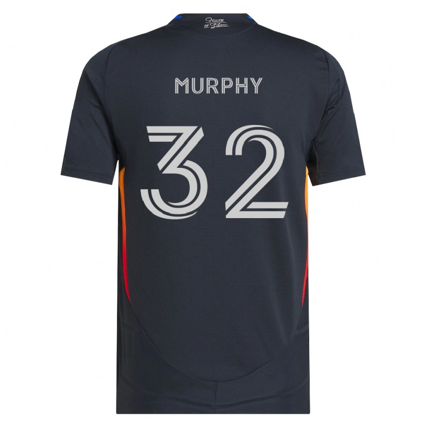 Danxen Homem Camisola Ian Murphy #32 Cinza Escuro Vermelho Principal 2026/27 Camisa