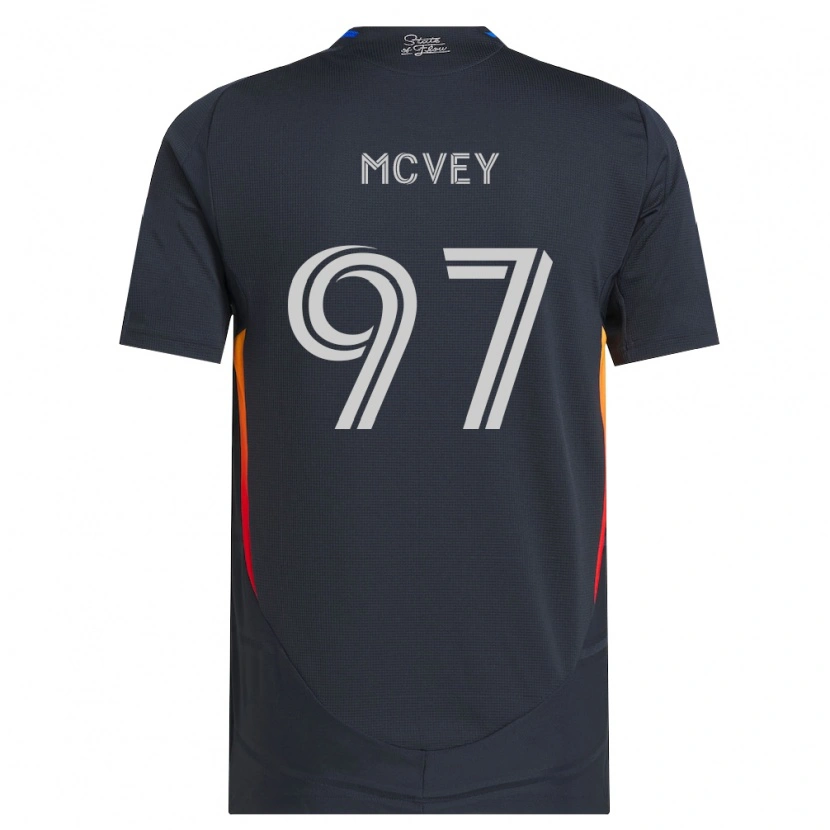 Danxen Homem Camisola Christopher Mcvey #97 Cinza Escuro Vermelho Principal 2026/27 Camisa
