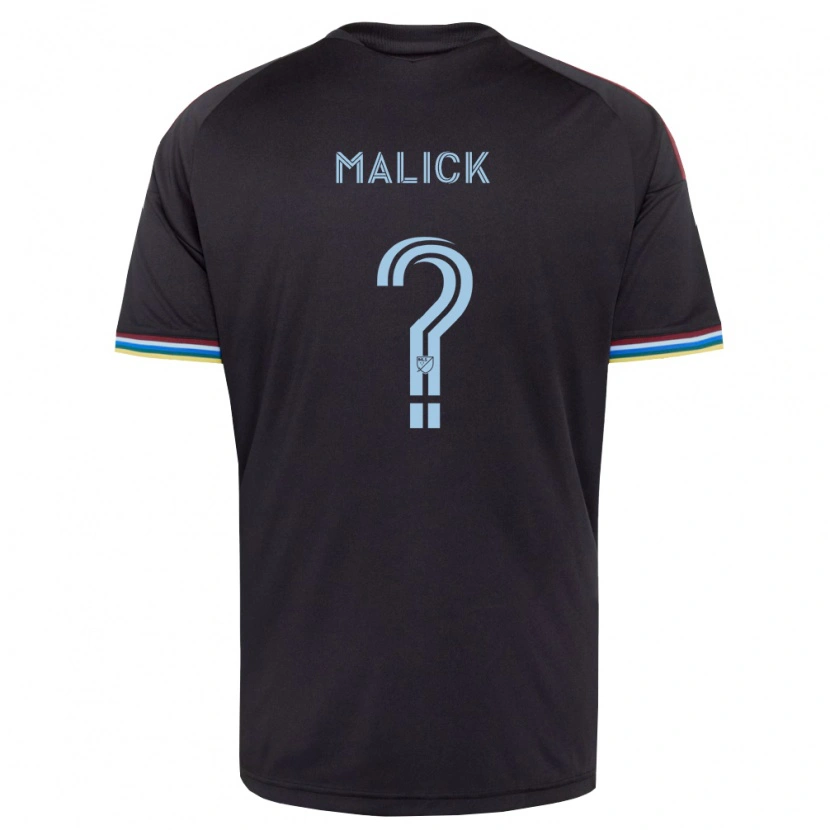 Danxen Homem Camisola Owen Malick #0 Preto Azul Celeste Principal 2026/27 Camisa
