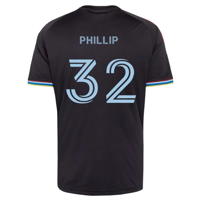 Danxen Homem Camisola Donavan Phillip #32 Preto Azul Celeste Principal 2026/27 Camisa