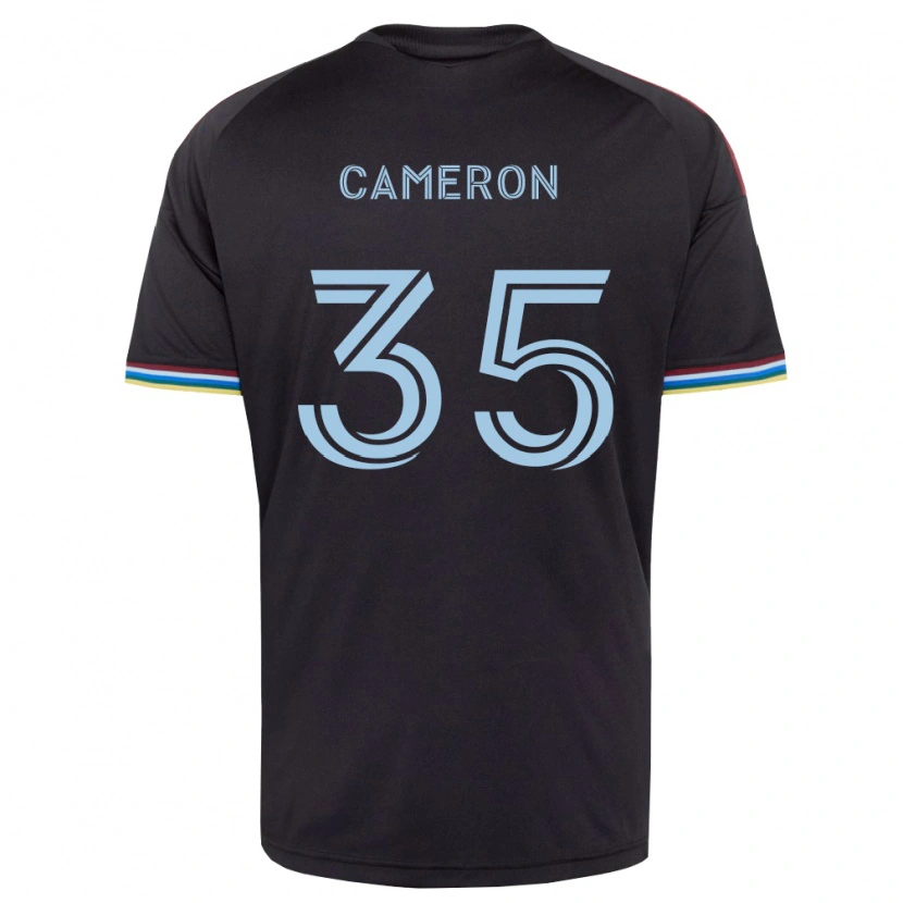 Danxen Homem Camisola James Cameron #35 Preto Azul Celeste Principal 2026/27 Camisa