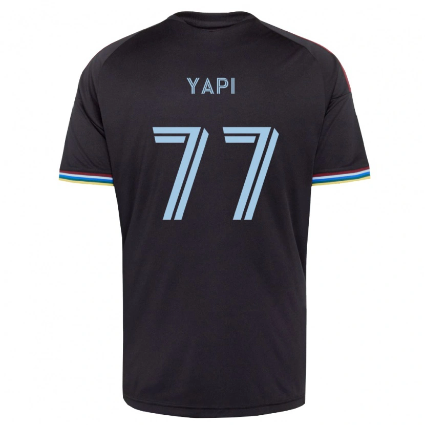 Danxen Homem Camisola Darren Yapi #77 Preto Azul Celeste Principal 2026/27 Camisa