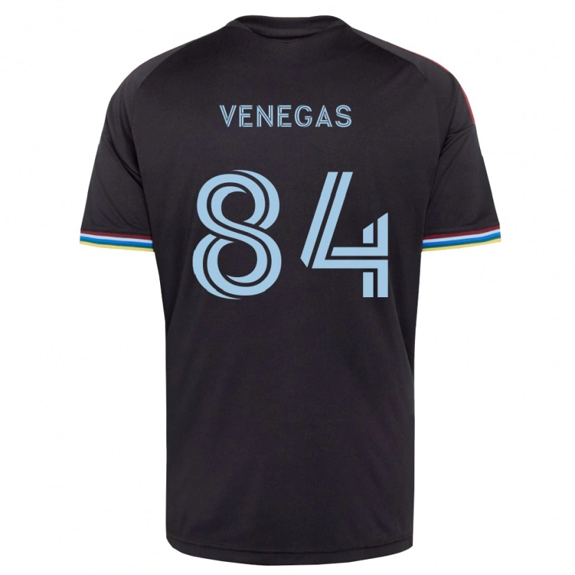 Danxen Homem Camisola Pedro Venegas #84 Preto Azul Celeste Principal 2026/27 Camisa