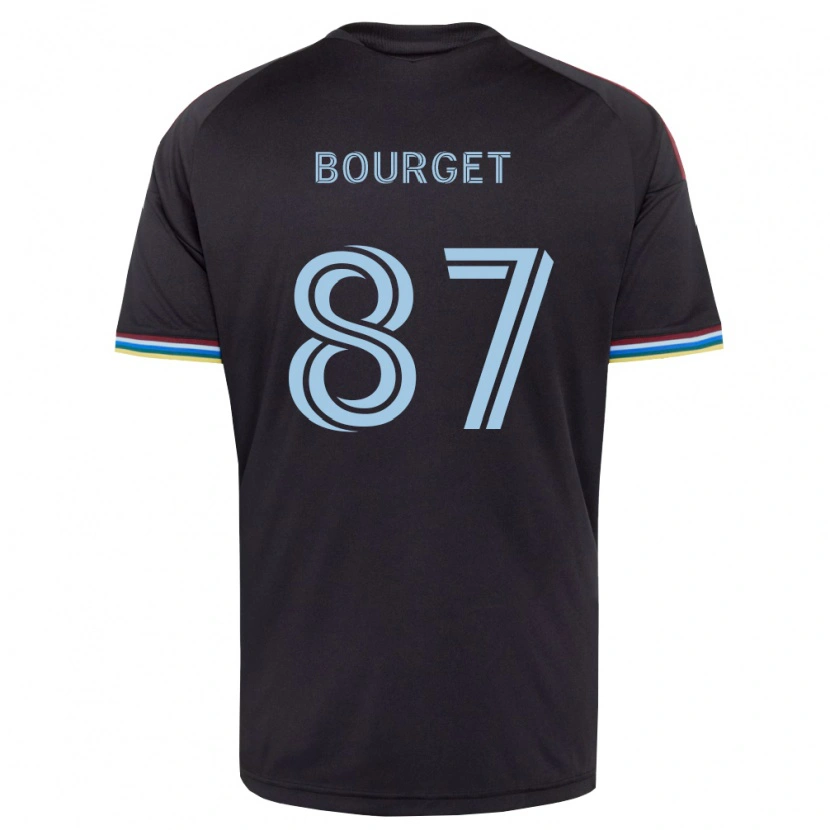Danxen Homem Camisola Sebastian Bourget #87 Preto Azul Celeste Principal 2026/27 Camisa