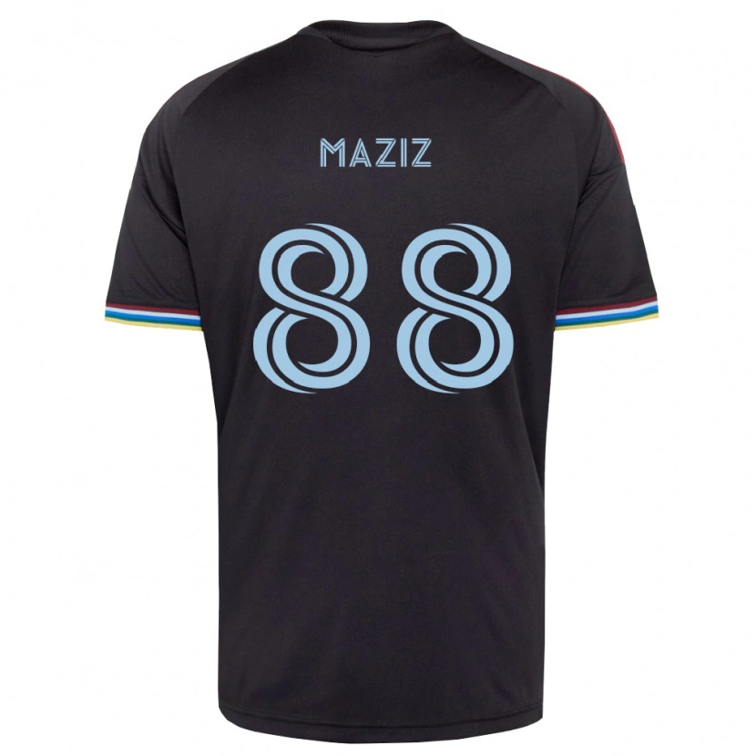 Danxen Homem Camisola Youssef Maziz #88 Preto Azul Celeste Principal 2026/27 Camisa