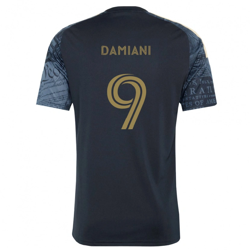 Danxen Homem Camisola Bruno Damiani #9 Azul Marinho Marrom Principal 2026/27 Camisa