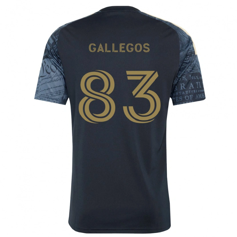 Danxen Homem Camisola Mateo Gallegos #83 Azul Marinho Marrom Principal 2026/27 Camisa
