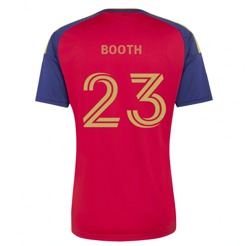 Danxen Homem Camisola Zach Booth #23 Azul Real Marrom Vermelho Principal 2026/27 Camisa