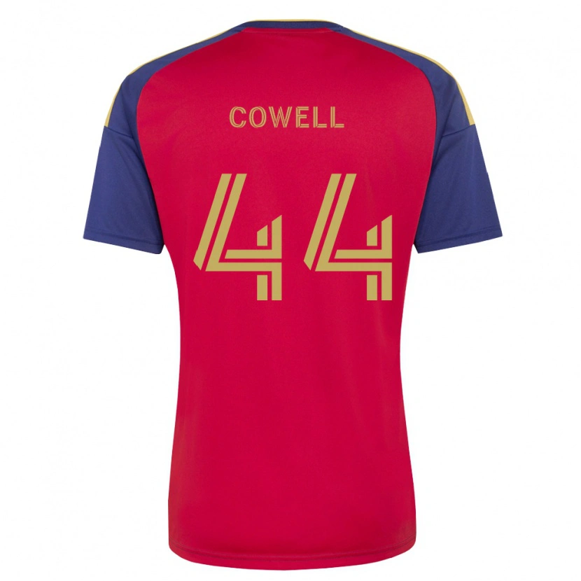 Danxen Homem Camisola Chance Cowell #44 Azul Real Marrom Vermelho Principal 2026/27 Camisa