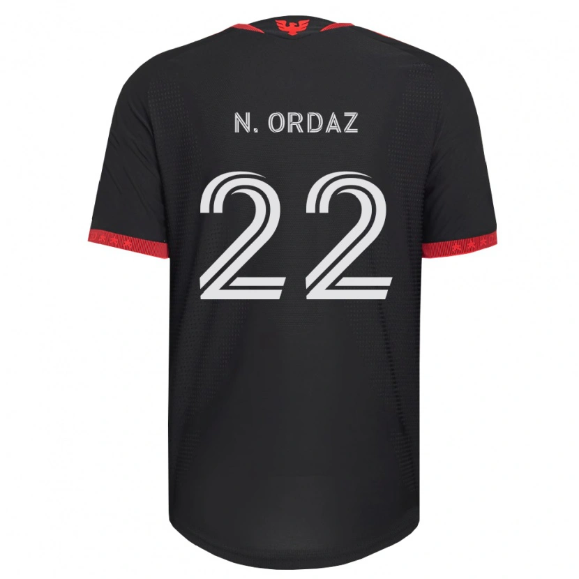 Danxen Homem Camisola Nathan Ordaz #22 Preto Branco Vermelho Principal 2026/27 Camisa
