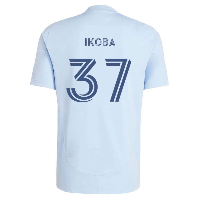 Danxen Homem Camisola Tega Ikoba #37 Azul Claro Cinza Claro Principal 2026/27 Camisa