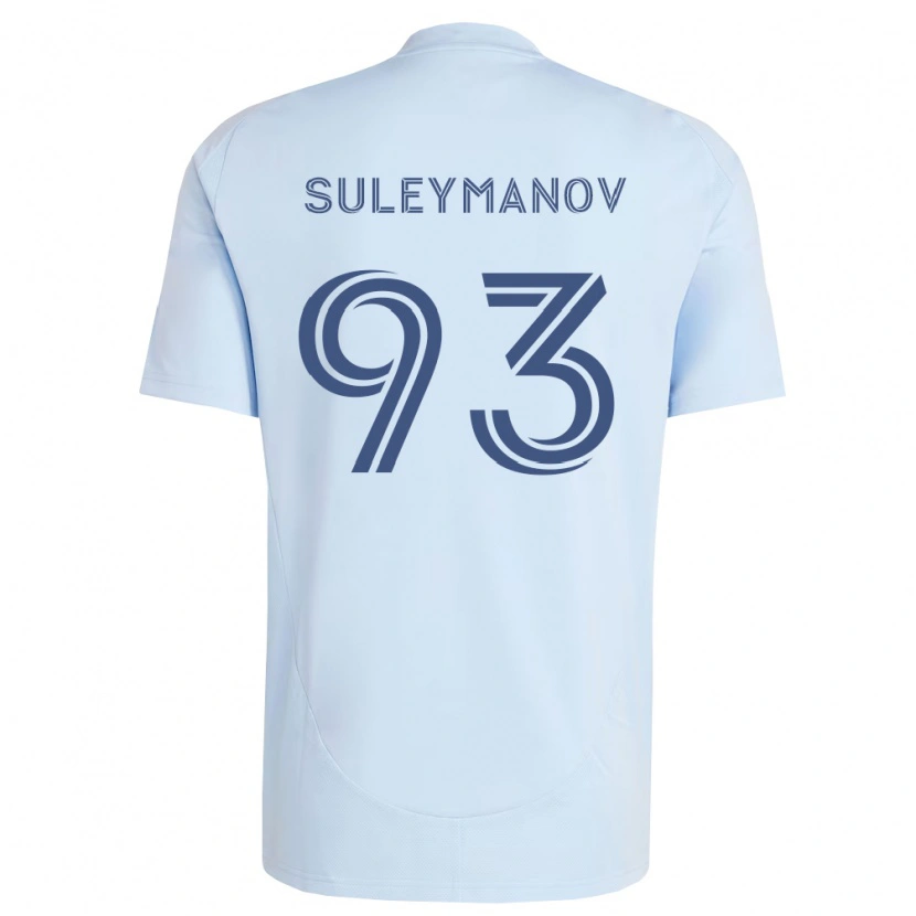 Danxen Homem Camisola Shapi Suleymanov #93 Azul Claro Cinza Claro Principal 2026/27 Camisa