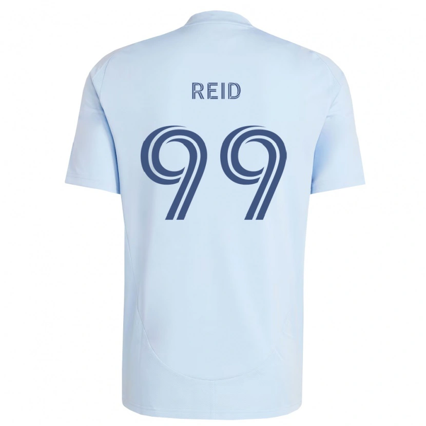 Danxen Homem Camisola Jayden Reid #99 Azul Claro Cinza Claro Principal 2026/27 Camisa
