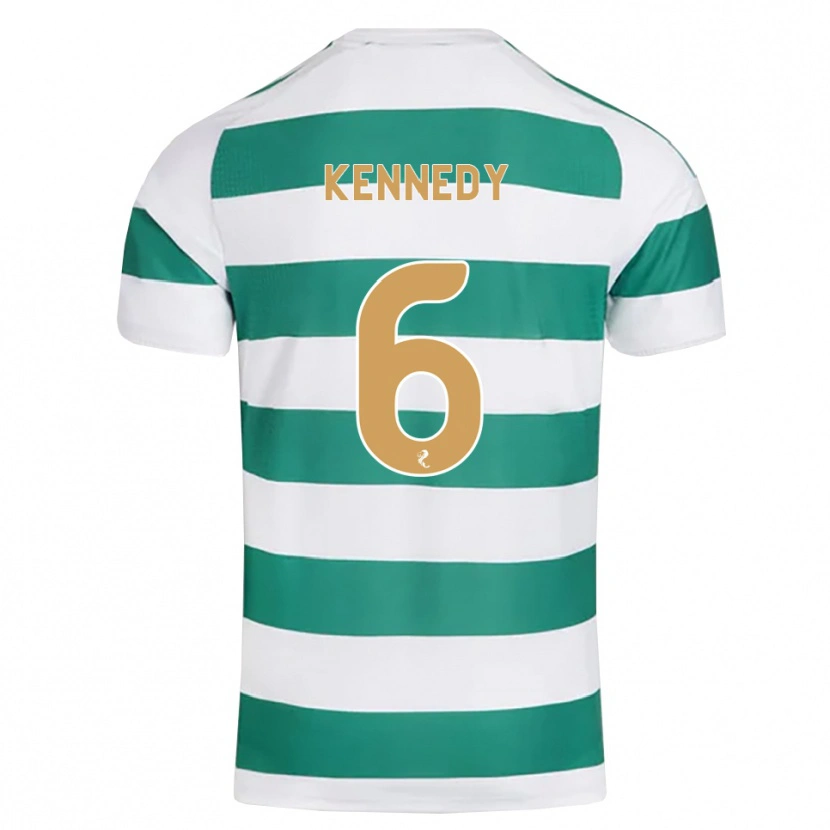 Danxen Homem Camisola Liam Kennedy #6 Ciano Escuro Branco Principal 2026/27 Camisa