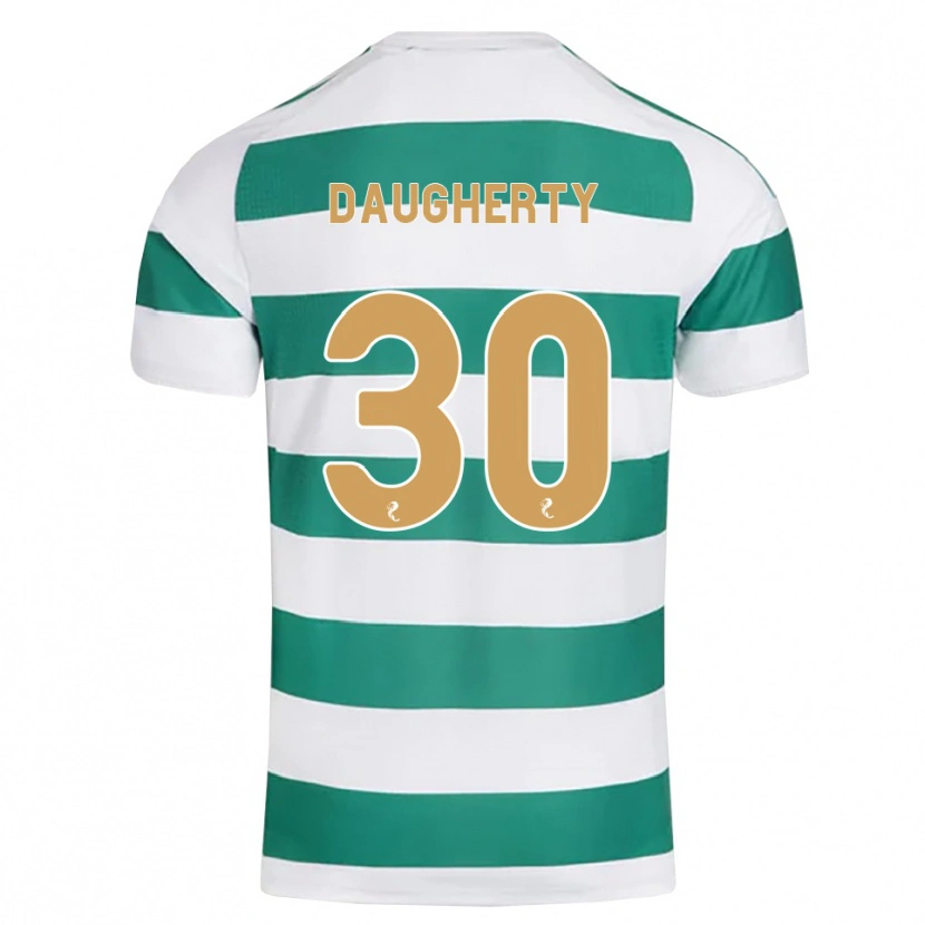 Danxen Homem Camisola Kelsey Daugherty #30 Ciano Escuro Branco Principal 2026/27 Camisa