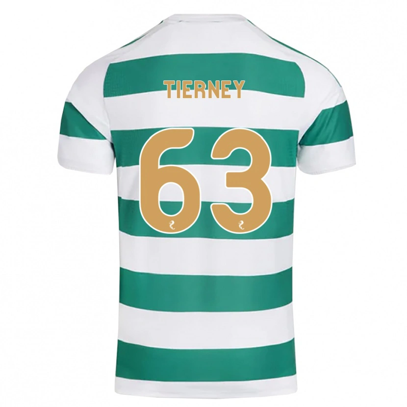 Danxen Homem Camisola Kieran Tierney #63 Ciano Escuro Branco Principal 2026/27 Camisa
