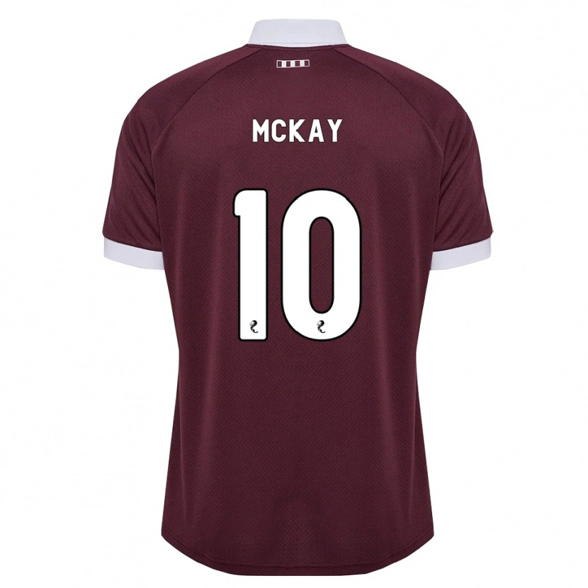 Danxen Homem Camisola Barrie Mckay #10 Branco Borgonha Principal 2026/27 Camisa