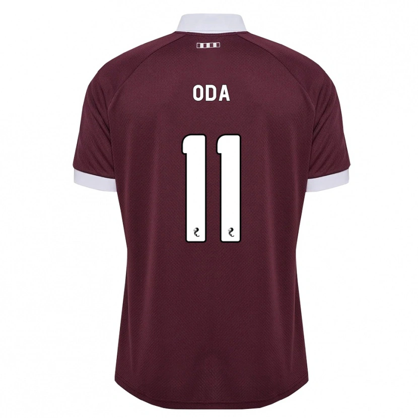 Danxen Homem Camisola Yutaro Oda #11 Branco Borgonha Principal 2026/27 Camisa