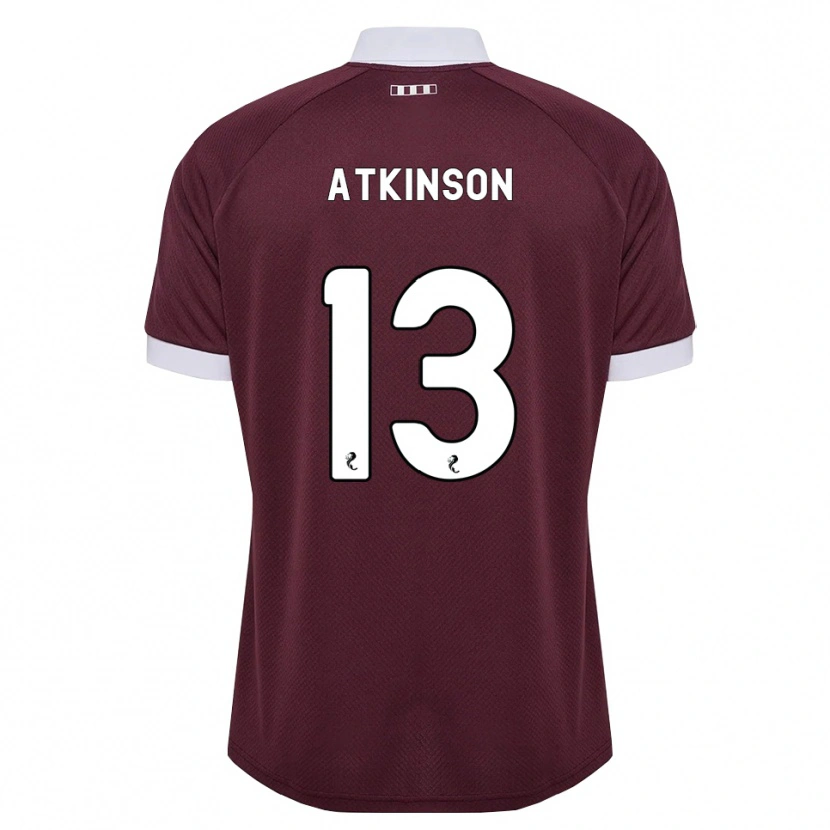 Danxen Homem Camisola Nathaniel Atkinson #13 Branco Borgonha Principal 2026/27 Camisa