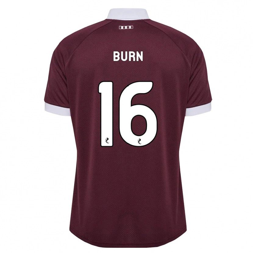 Danxen Homem Camisola Gregor Burn #16 Branco Borgonha Principal 2026/27 Camisa