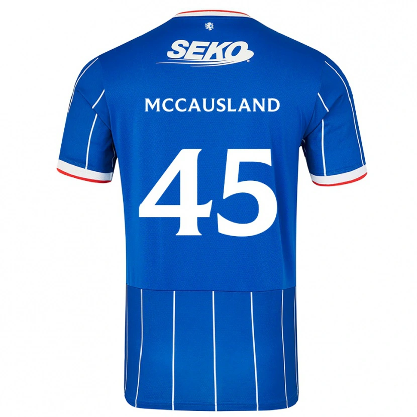 Danxen Homem Camisola Ross Mccausland #45 Vermelho Azul Branco Principal 2026/27 Camisa