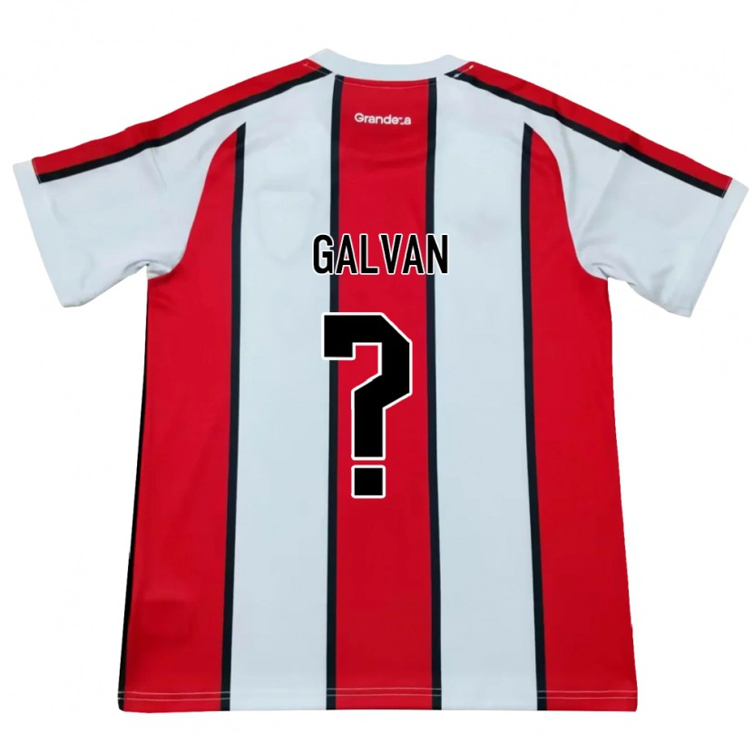 Danxen Homem Camisola Tomas Galvan #0 Branco Vermelho Preto Alternativa 2026/27 Camisa