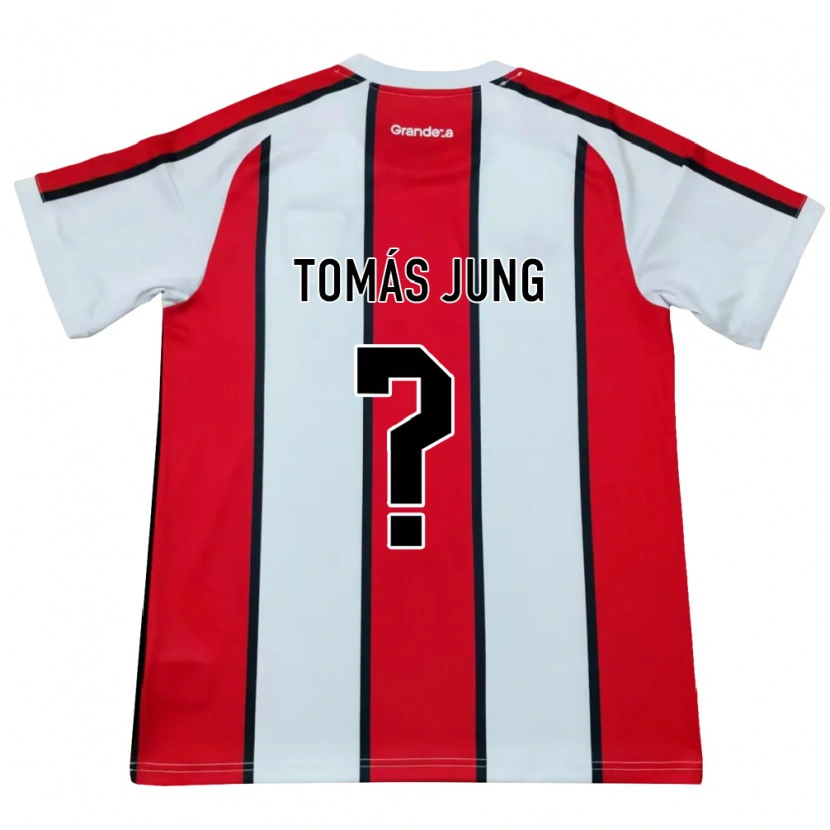 Danxen Homem Camisola Tomás Jung #0 Branco Vermelho Preto Alternativa 2026/27 Camisa
