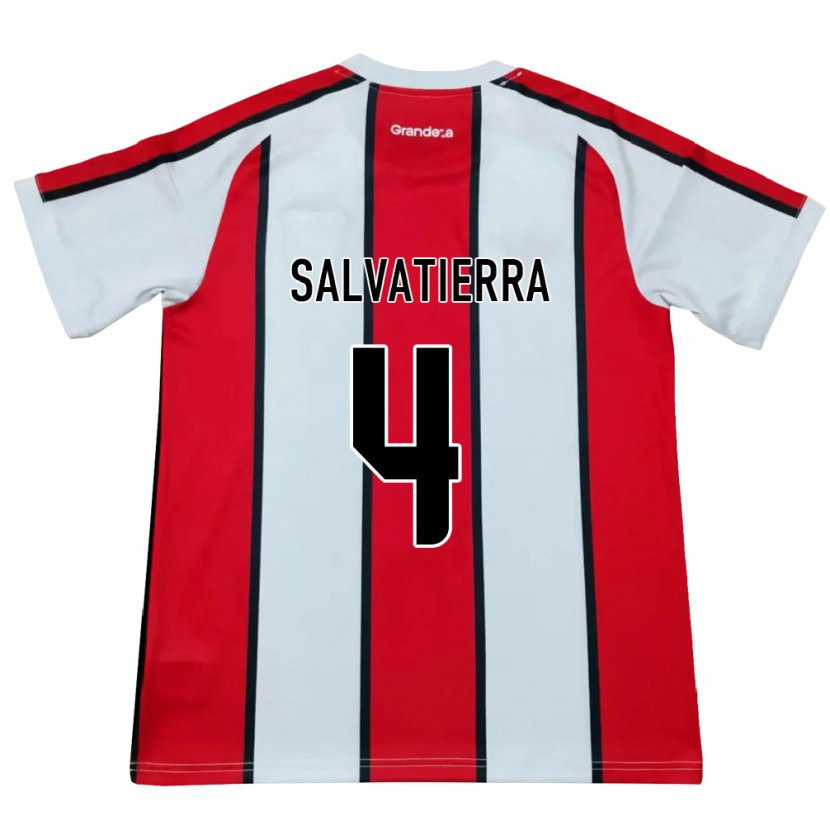 Danxen Homem Camisola Thiago Salvatierra #4 Branco Vermelho Preto Alternativa 2026/27 Camisa