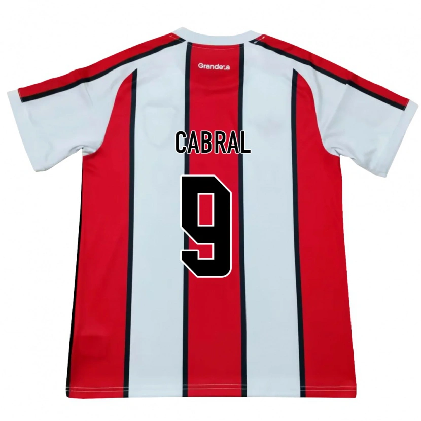 Danxen Homem Camisola Bruno Cabral #9 Branco Vermelho Preto Alternativa 2026/27 Camisa