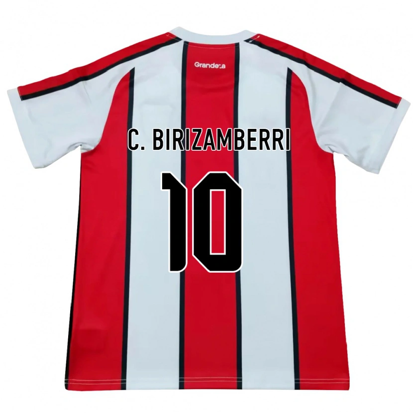 Danxen Homem Camisola Carolina Birizamberri #10 Branco Vermelho Preto Alternativa 2026/27 Camisa