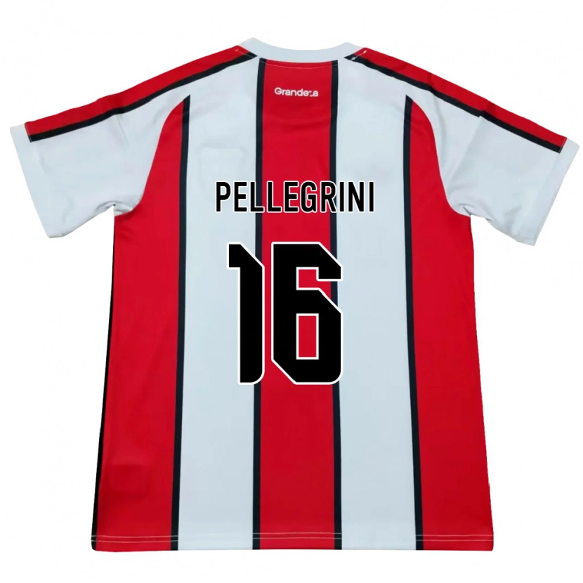 Danxen Homem Camisola Thiago Pellegrini #16 Branco Vermelho Preto Alternativa 2026/27 Camisa