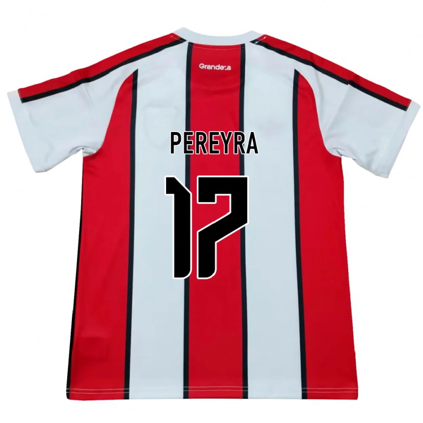 Danxen Homem Camisola Gonzalo Pereyra #17 Branco Vermelho Preto Alternativa 2026/27 Camisa
