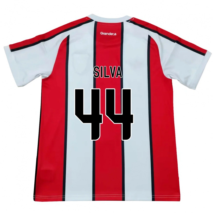Danxen Homem Camisola Lucas Silva #44 Branco Vermelho Preto Alternativa 2026/27 Camisa