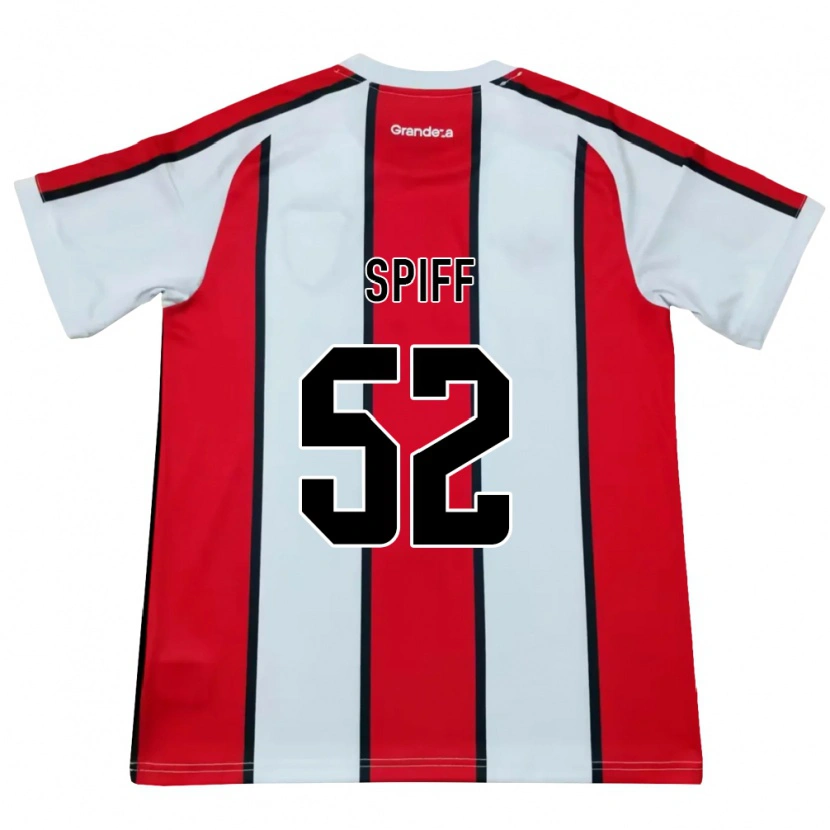 Danxen Homem Camisola Jonathan Spiff #52 Branco Vermelho Preto Alternativa 2026/27 Camisa